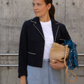 Jakke - Emotional Essence Stripe Dark Navy