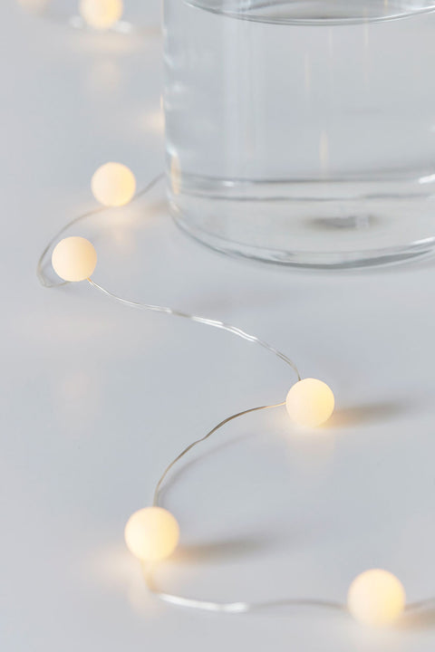 Lyslenke - Ally m/Kuler 200cm/20L Hvit