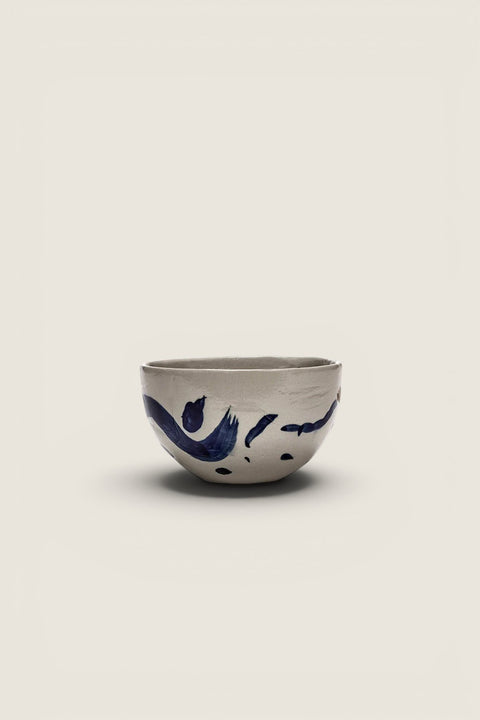 Skål - Sophia Cereal Bowl Beige/Blue