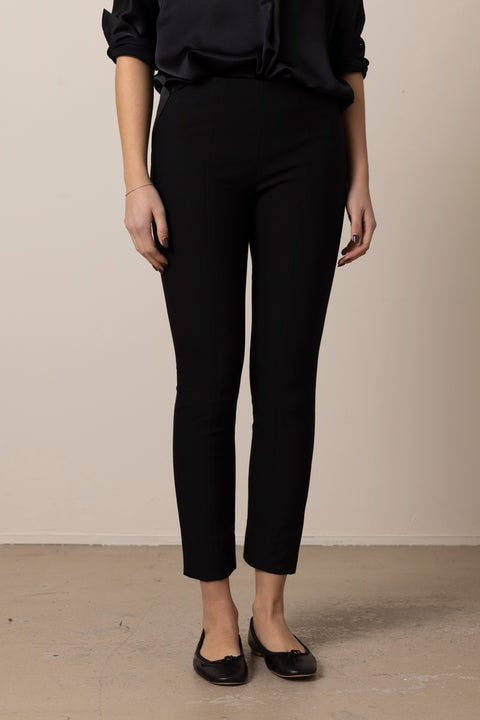 Bukse - Stitch Front Seam Legging Black