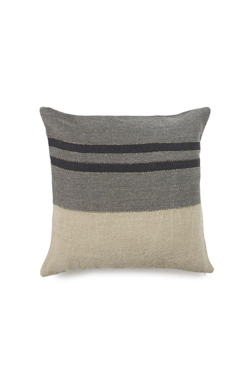 Putetrekk - Black House Stripe 50x50cm Charcoal