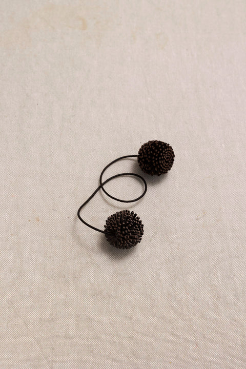 Bag Charm - Pompom Charm Dark Brown