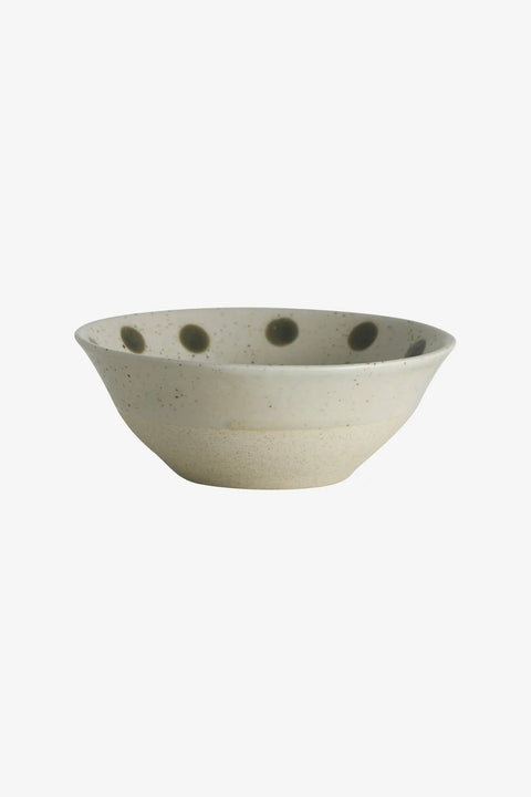 Skål - Grainy Dia15cm Sand/Grønn