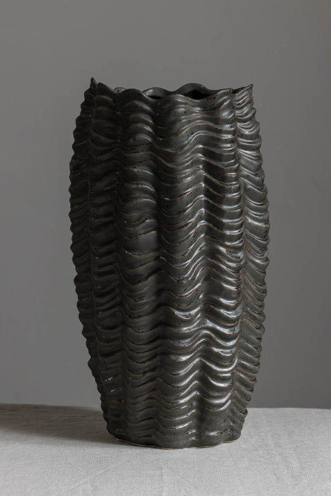 Vase - Keramikk H43cm Grønn