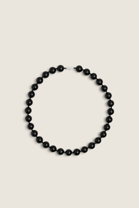 Halskjede - Dagny Stone Necklace Silver