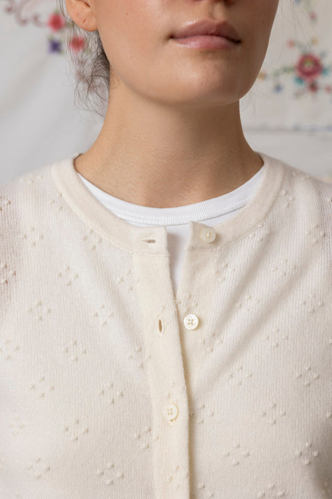 Cardigan - Compass Jane Cream