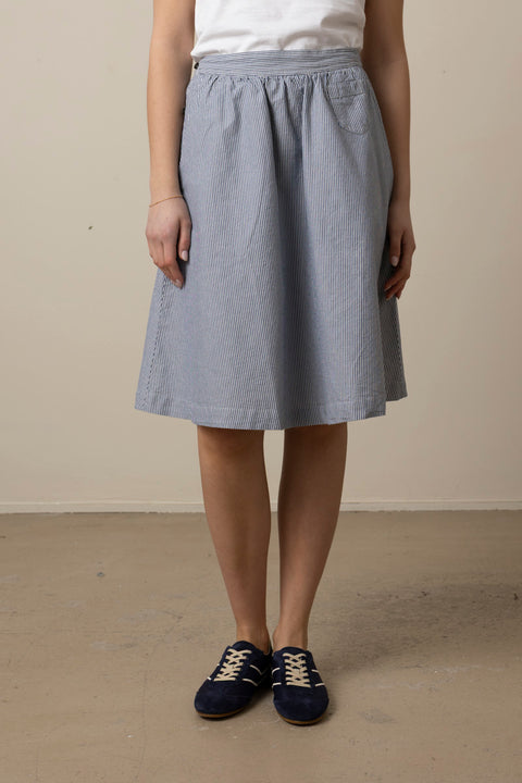 Skjørt - Neela Skirt Striped Mix Blue Boy