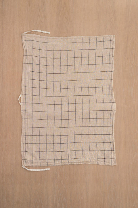 Kjøkkenhåndkle - XL Checks Sand