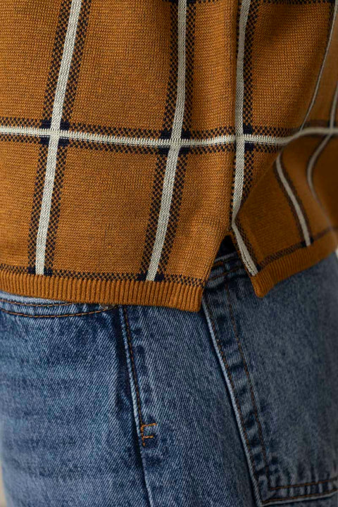 T-skjorte - Picnic Plaid Shirt Suede Combo