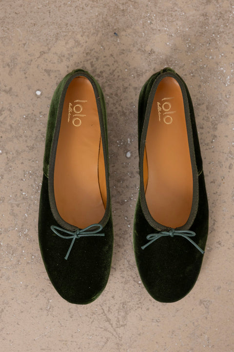 Ballerina - Volcano Velvet Verde Bosco