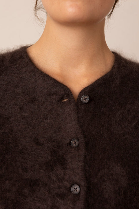 Cardigan - Grizzly Burnt Cocoa
