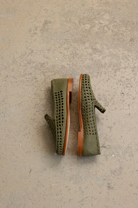 Sko - XXL Dolly Moccasin Olive