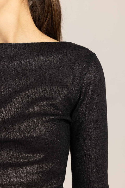 Genser - Shimmering Merino Black