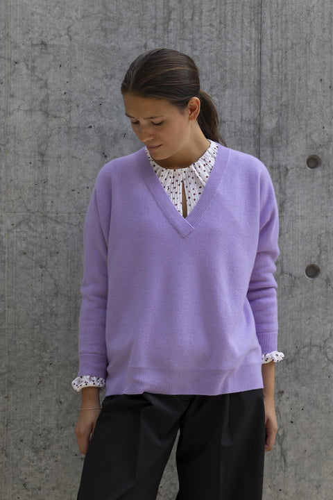 Genser - Kenny Light Mulberry