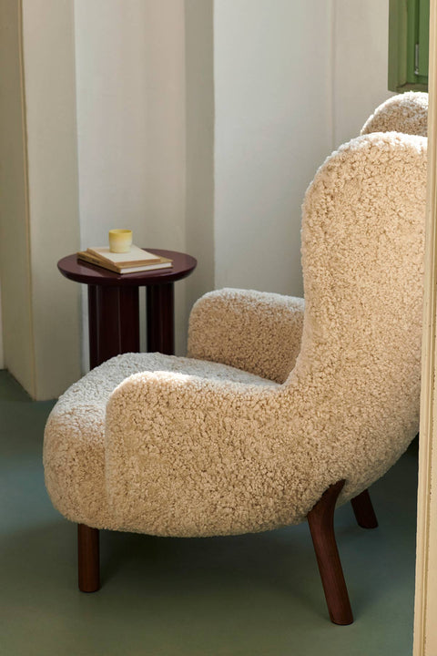 Lenestol & Puff - Petra Lounge Chair VB3/ATD1 Moonlight/Valnøtt