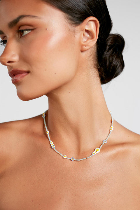 Halskjede - Bluebell Bloom Soft Blue