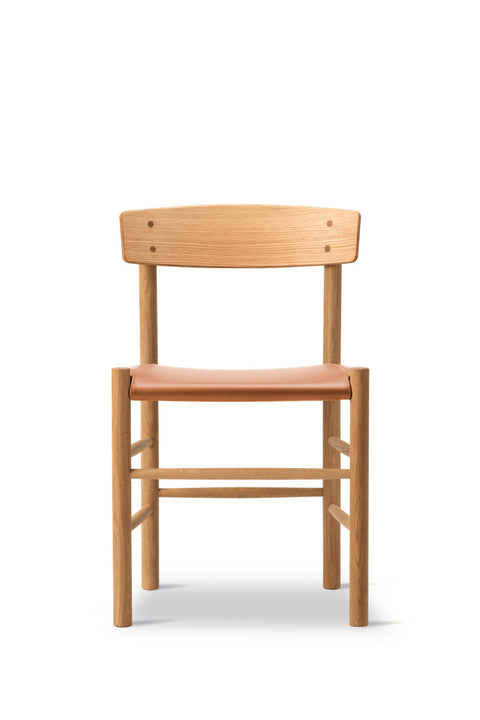 Spisestuestol - J39 Modell 3339 Oljet Eik Omni 307 Cognac