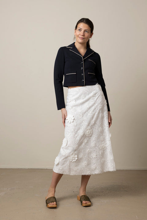 Jakke - Emotional Essence Stripe Dark Navy