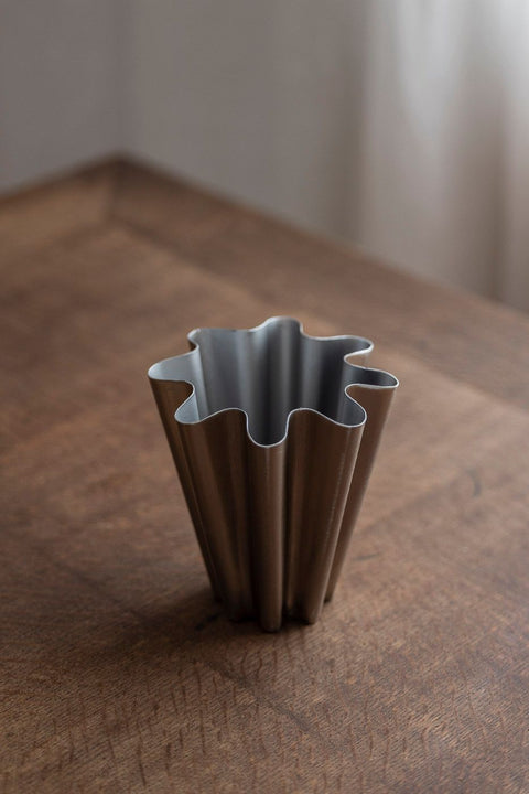 Vase - Flood S Brushed Silver