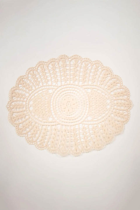 Bordbrikke - Heklet 45x35cm