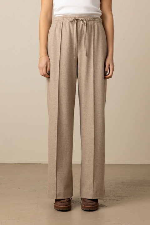 Bukse - Mid Rise Tailored Knit Wide Leg