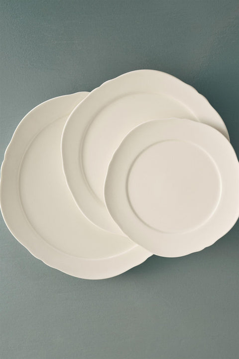 Tallerken - Silhouette S White