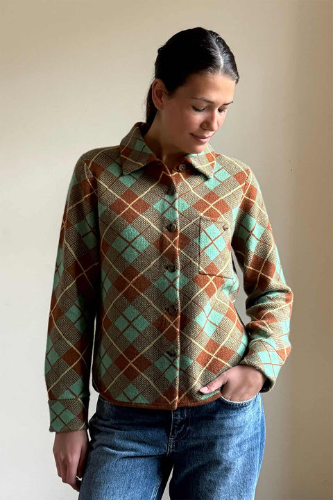 Skjorte - Dylan Plaid Shirt Highland Combo