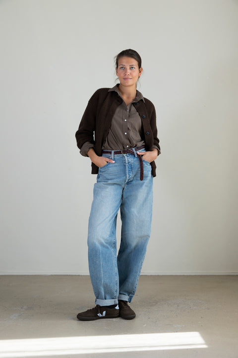 Cardigan - Bine Dark Brown