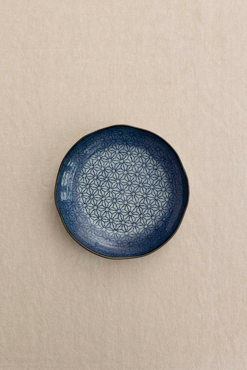 Tallerken - Japansk Keramikk NO5 Bleu