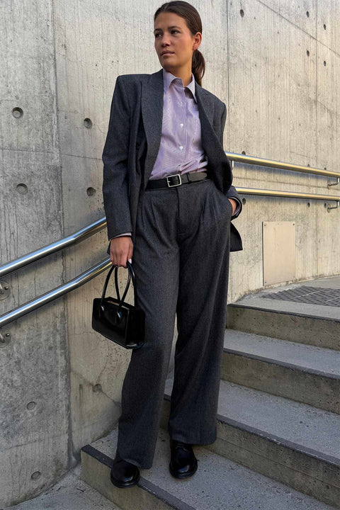 Bukse - Lawrence Tailored Pant Charcoal