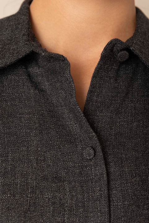 Skjorte - Jaspé Relaxed L/S Shirt Grey