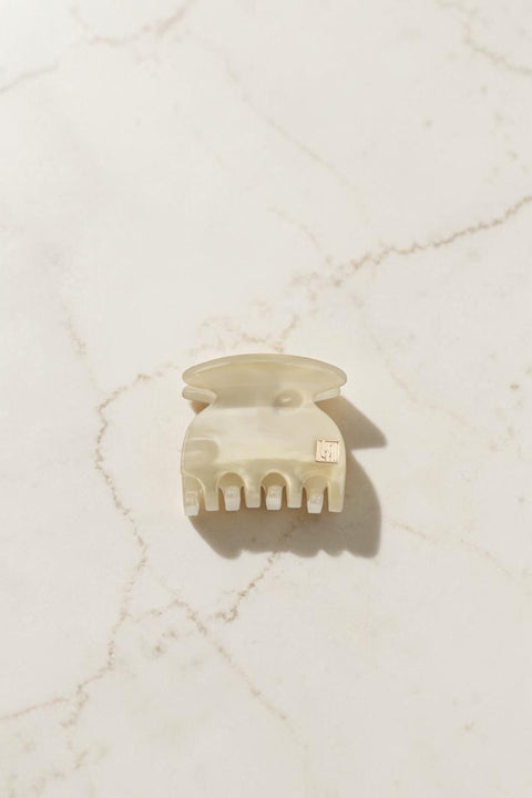 Hårklype - Claw Clip 3,5cm Ivory