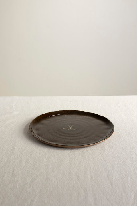 Tallerken - Cycle Dia27cm Mix Brown