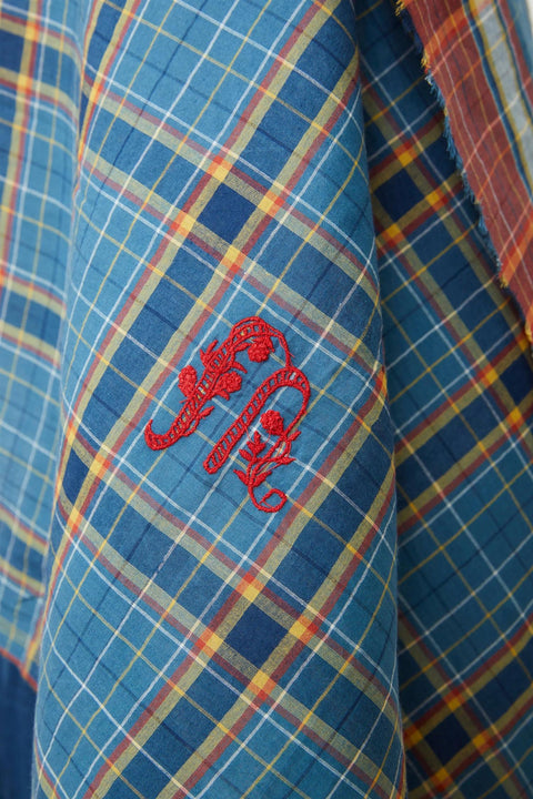 Skjerf - Alphabet NO825 Indigo