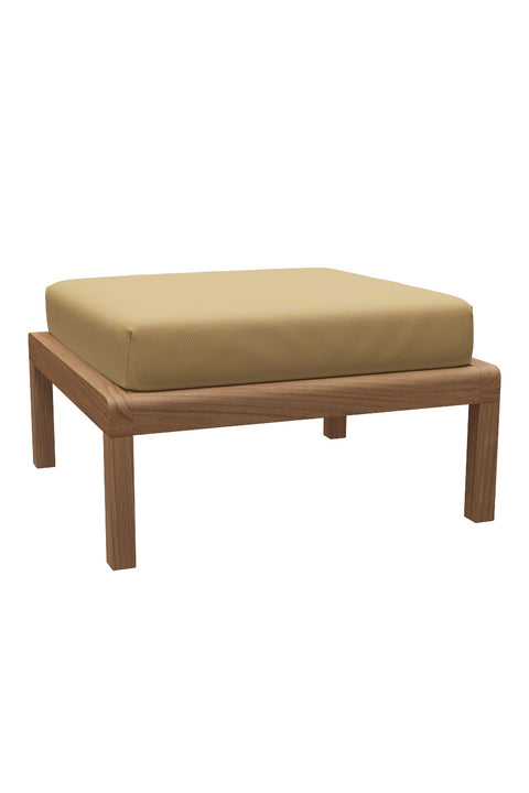 Fotskammel - Virkelyst H43cm Teak/Honey Yellow