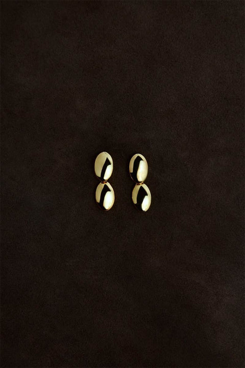 Øredobber - Emberly Oval Gold