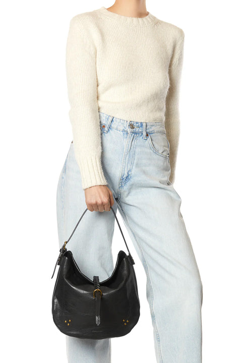 Veske - Luis Goatskin Noir Graine