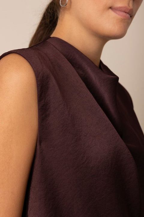Topp - Draped Cowl NK Fig