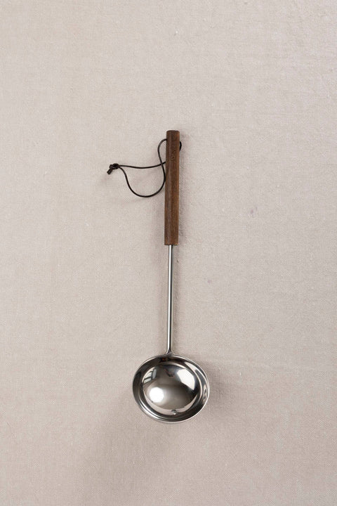 Øse - Mørkt Tre/Metall L