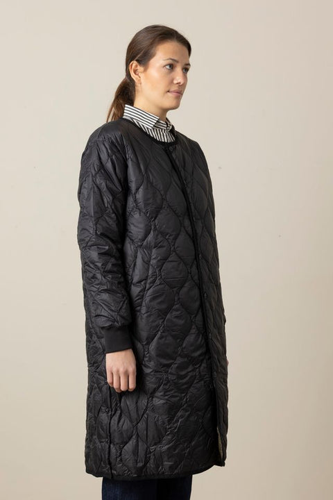 Jakke - Military Long Down Jacket Black