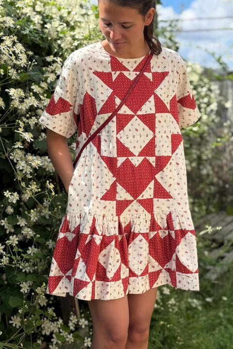 Kjole - Dorothy Patchwork T-Shirt Dress Multi