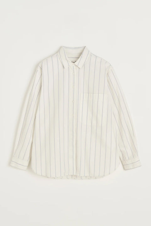 Skjorte - Lynette Shirt Champetra Mix French Blue