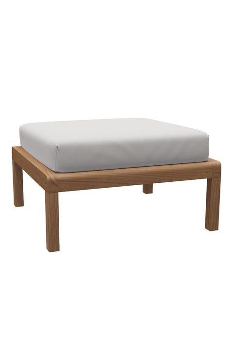 Fotskammel - Virkelyst H43cm Teak/Cloud White