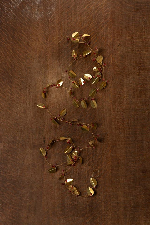 Girlander - Golden Leaf Berries 180cm