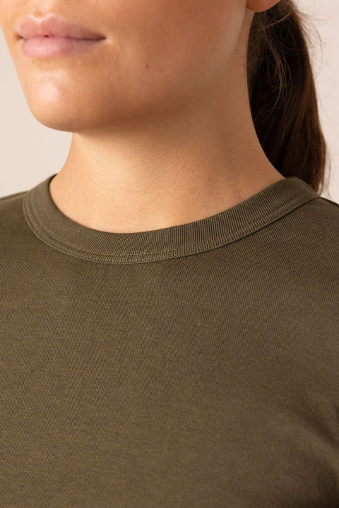 Genser - Essential L/S Crew Herba