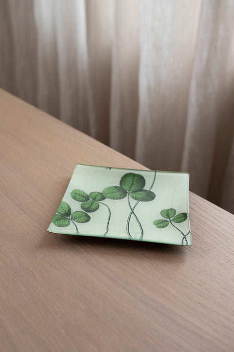 Glassfat - Decoupage Clover Un Vide