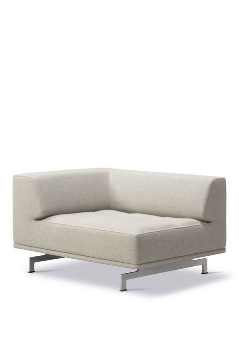 Sofa - Delphi 4501 Venstre Steelcut Trio 213/Børstet Aluminium