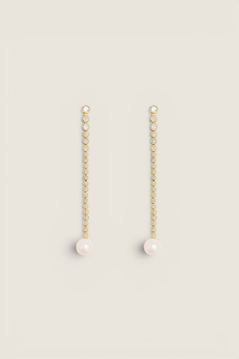 Øredobber - Odile Chandelier Earrings Gold