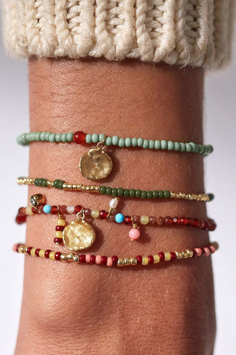 Armbånd - Peyote Apple Green