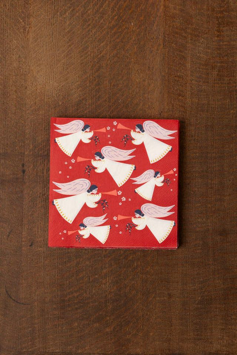 Servietter - Flying Angels 50pk Scarlet